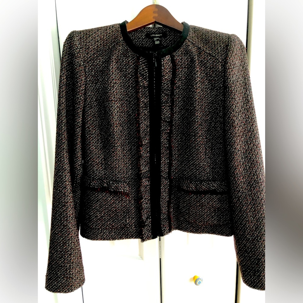 LOUBEN Tweed zippered jacket 12
